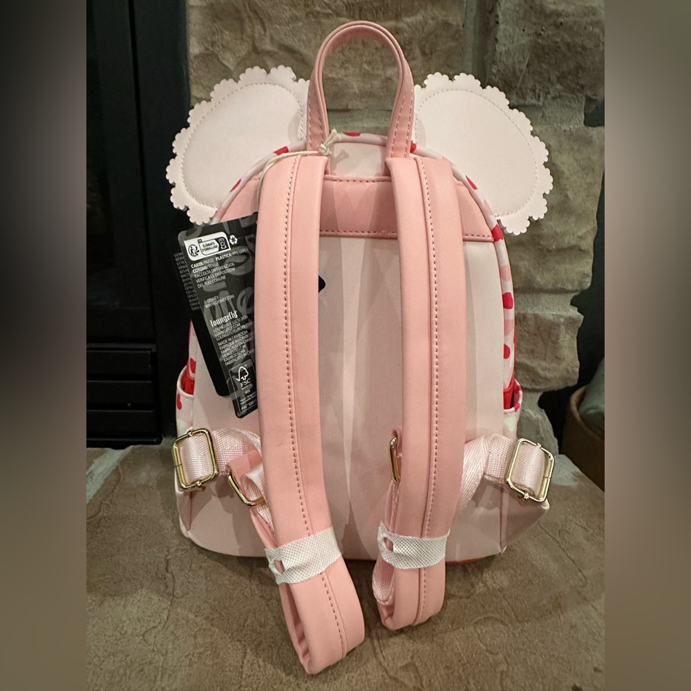 Adorable Loungefly Minnie and Mickey Mini Backpack ❤️ 💖 - Picture 5 of 9